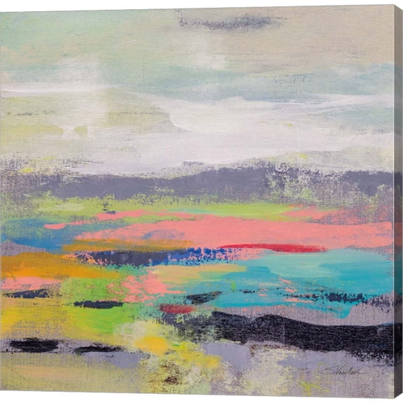 Great Art Now Blooming Field I by Silvia Vassileva, Canvas Wall Art, 24W x 24H