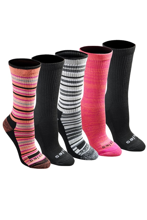 Genuine Dickies Women's Dri-Tech Moisture Control Sock Set - 5 Pack
