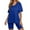00 # Blue, variant on REORIAFEE Outfits for Women Summer Tracksuit Jogger Set Gym Set Women Two Piece Outfits Summer Short Sleeve Round Neck Biker Shorts Set Cycling Suit Wine XL
