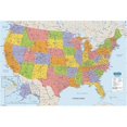 thumbnail image 1 of House Of Doolittle  Us & World Maps Laminated Us 38X25, 1 of 1