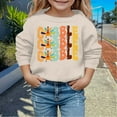 thumbnail image 2 of Byoo Thanksgiving Sweatshirt for Toddler Boys Letter Graphic Crewneck Casual Shirt Cool Cozy Kid Pullover Top, 2 of 4