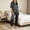 #141-Black, variant on TaTaai Womens Pajama Set Short Sleeve V Neck Imitation Silk Satin Solid Soft Silky Breathable Two Piece Loungewear for Home Gift