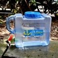 thumbnail image 4 of 5/10L Water Container with Spigot,Large Water Jug with Handle-Water Storage Containers,Can Store Hot Water Large Mouth Camping Water Container, 4 of 7