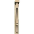 thumbnail image 2 of Ekena Millwork 4"W x 28"D x 32"H Balboa Block Rough Sawn Bracket w/ Offset Brace, Douglas Fir, 2 of 25