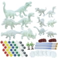 thumbnail image 1 of Set de pintura de dinosaurios HUOGUO Creative DIY 3D Graffiti (64 piezas), 1 of 5