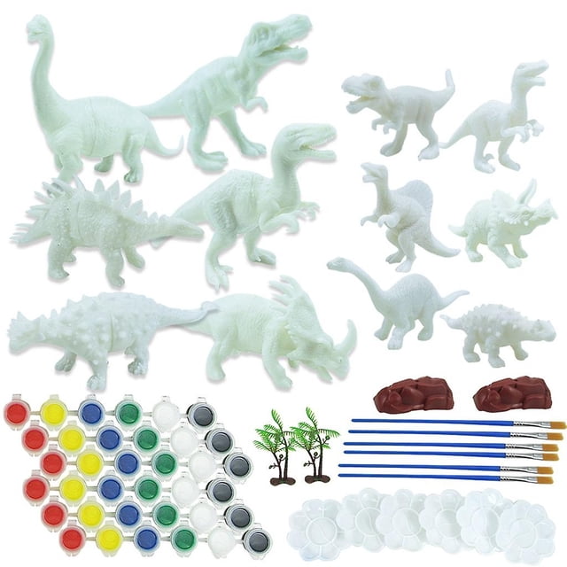 Set de pintura de dinosaurios HUOGUO Creative DIY 3D Graffiti (64 piezas)
