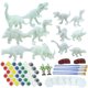thumbnail image 1 of Set de pintura de dinosaurios HUOGUO Creative DIY para niños (64 piezas), 1 of 5