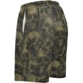 thumbnail image 4 of FREEAMG Scary Skull Pattern Men's Pajama Pants Shorts Sleepwear Lounge Pajama Bottoms, 4 of 7