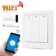 thumbnail image 5 of Interruptor de luz táctil de pared remoto inteligente WiFi para Google Home Control de voz UE 100-250V, 5 of 9