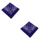 thumbnail image 4 of Wosthever Bandana Pañuelo cuadrado Paisley Diadema Pañuelo multipropósito Regalos Púrpura Púrpura 2Conjunto, 4 of 6