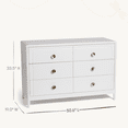 thumbnail image 6 of Little Seeds Briar 6-Drawer Dresser , Bottle Green, 6 of 8