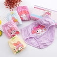 thumbnail image 2 of Ropa interior de algodón puro para niña, Anime Sanrios, Hello Kitty, Kuromi Melody, triángulos, pantalones cortos, bragas, regalo de Navidad, 2 of 4