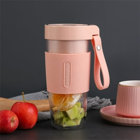 

Big holiday Deals! Dqueduo Portable Blenders 350ml Personal Size Eletric USB Juicer Cup Fruit Smoothie Baby Food Mixing Machine With Updated 2 Blades Gifts for Family on Clearance