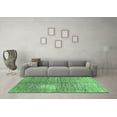 thumbnail image 3 of Ahgly Company Indoor Rectangle Abstract Emerald Green Modern Area Rugs, 6' x 9', 3 of 4