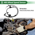thumbnail image 2 of Unique Bargains ABS Wheel Speed Sensor ABS Sensor No.956810U000 for Hyundai Verna 2010-2014, 2 of 7