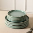 thumbnail image 5 of Earth & Clay Amber 12-Piece Dinnerware Set Stoneware, Green, 5 of 7