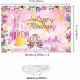 thumbnail image 2 of Princess Birthday Party Decorations, Pink Castle Birthday Backdrop Banner Castle Birthday Photo Background for Girls Birthday Party Decoration Supplie, 2 of 4