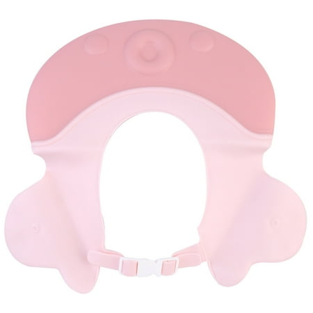 

NUOLUX Bath Hat Shampoo Adorable Shampoo Practical Shampoo Headwear for Baby Kids (Light Pink)