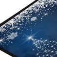 thumbnail image 4 of GZHJMY Winter Blue Snowflakes Kitchen Rug,Christmas Antiskid Mat for Porch Floor Long Door Mat, Non-Slip Bedroom Bedside Mats - 39x20in Carpet Runner, 4 of 6