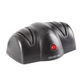 thumbnail image 2 of Restaurantware-Kitchen Tek 2-Stage Electric Knife Sharpener, 1 Straight-Edge Knife Sharpener With Sapphirite Grinding Wheel - 120 V, Quick Sharpening, Gray Plastic, For Kitchen Knives, 2 of 4