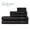 Black, variant on WelHome 6 Piece EVERYDAY USE 100% Cotton Bathroom Towels Set, 450 GSM, 2 Bath towels 27" x 54", 2 Hand Towels, 2 Washcloths, Soft Lightweight, Hotels, Spa and Gym – High Rise