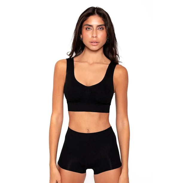 Panty Bóxer Seamless Diane & Geordi Colombia negro L 0S1003