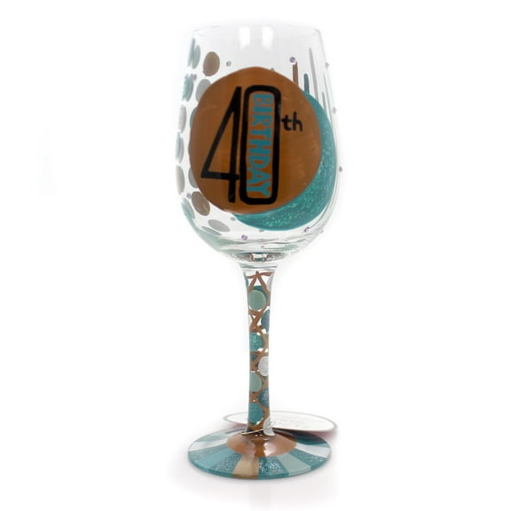 Lolita Glassware 40th Birthday Wine Glass #6000737