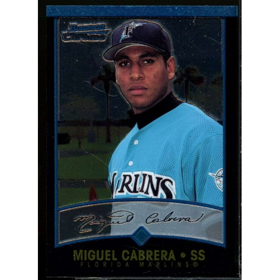 Miguel Cabrera UER Card 2001 Bowman Chrome #259