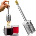thumbnail image 1 of FinalPress Original Coffee & Tea Maker &acirc; Portable Stainless Steel Micro French Press &acirc; Patented 3-in-1 Technology for H, 1 of 6