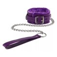 thumbnail image 1 of Gargantilla De Cuero Pu Para Perros Con Cadena De Tracción L, 1 of 1