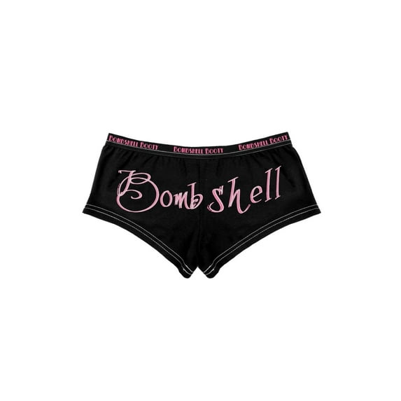 Women's Black Bombshell Booty Shorts