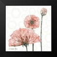 thumbnail image 2 of Rossi, Lorraine 12x12 Black Modern Framed Museum Art Print Titled - Poppy Umbrella 1, 2 of 5