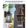 thumbnail image 5 of OPAXIS ORB Dusk to Dawn Outdoor Lighting, Oil Rubbed Bronze Waterproof Exterior Light Fixtures, 100% Aluminum Anti-Rust Outside Lights for House, Porch, Garage, 5 of 11