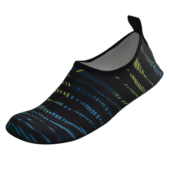 PMUYBHF Male Leather Boots for Men Wide Fit Men and Women Swimming Shoes Light Swimming Shoes Wading Diving Beach Shoes Women Yoga Skin Shoes 46