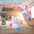 thumbnail image 4 of Hugging Stuffed Unicorn Slap Bracelets with Card, Jewelry, Valentine's Day, 12 Pieces, 4 of 8