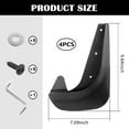 thumbnail image 2 of carleef 4PCS Mud Flaps for Car,Universal Front Rear Wheel Splash Guard for Protecting Car Body,The Most Practical Automotive Exterior Accessories Fender Flares Fits Most Vehicles, 2 of 7