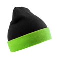 thumbnail image 1 of Result Genuine Recycled - Gorro Beanie Compass para Adultos Unisex (Negro, Amarillo Lima), 1 of 2