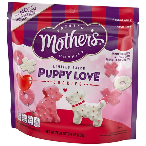 Mother's Valentine's Day Puppy Love X's & O's Cookies, 9oz