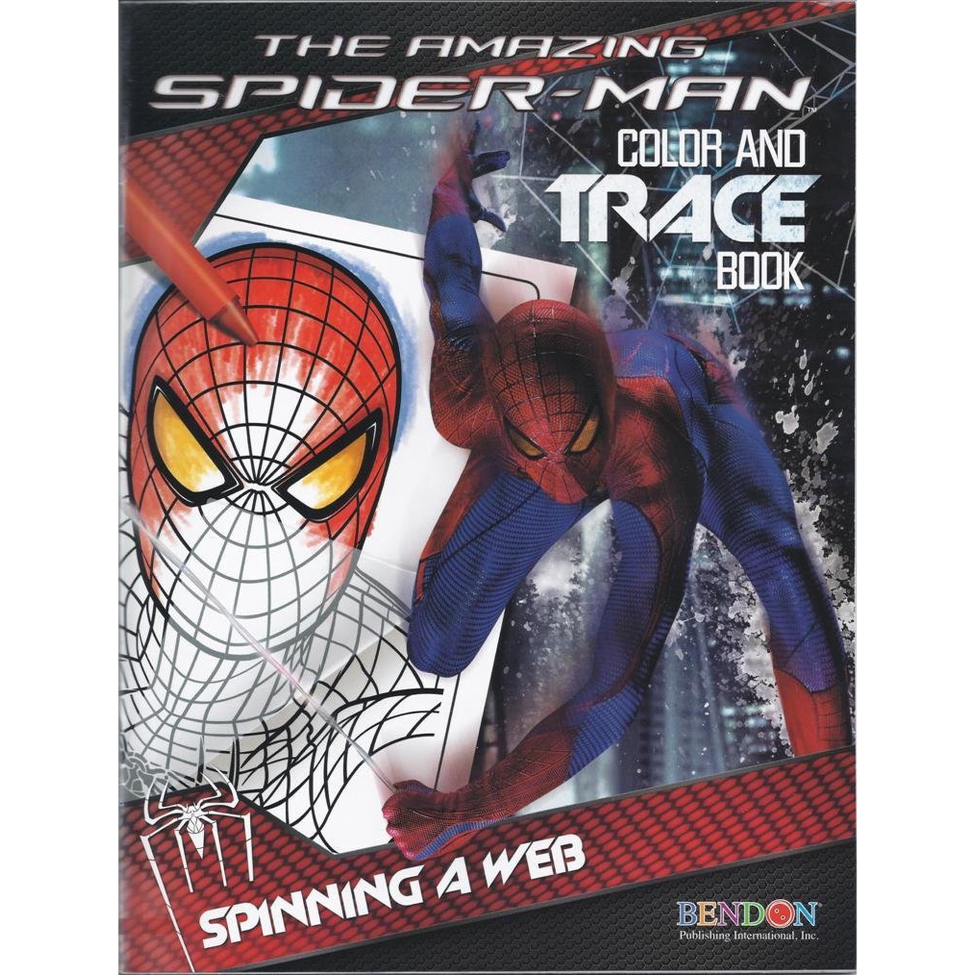 The Amazing Spider-Man Color and Trace Book