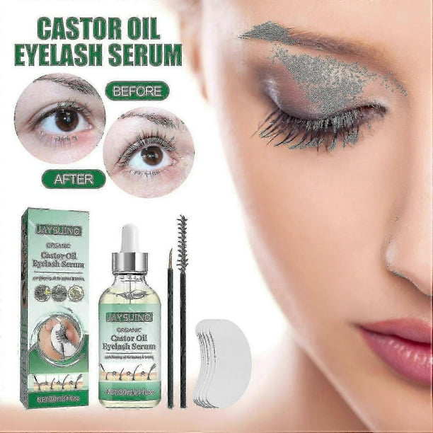 Jaysuing Castor Oil Eyelash Essential Oil Set Natural Long, Moisturizing, Curling, Thick And Beautif | |