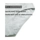 SAYFUT Sous-Vêtements pour Femmes Culotte en Coton, Stretch Doux Culotte Hipster 4 Pack/noir, Gris – image 5 sur 6