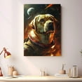 thumbnail image 4 of Labrador Retriever Space Poster Wall Art Funny Dog - Labrador Retriever Dog Canvas Wall Art For Bedroom Decor - Colorful Wall Art - Dog Bathroom Wall Art, 4 of 6