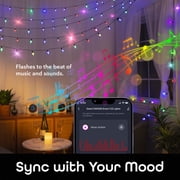 Geeni Indoor/Outdoor C6 String Lights, IP44 Weatherproof, 70 LED Lights (50ft)
