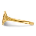 thumbnail image 3 of Bague Chevalière Ovale Enfant en Or Jaune 14K, 3 of 5