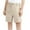 Beige, variant on ZACPNCV Boys School Uniform Shorts Elastic Waist Knee Length Straight Shorts with Pockets Solid Color Short Pants Gray 3-4 Years