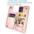 thumbnail image 2 of Tekcoo for Motorola Moto G Stylus 5G 2023 Wallet case, Flip Wallet Leather Magnetic Clasp Case with Credit Card Holder and Shockproof Function Kickstand Phone Cover - Rose Gold, 2 of 7