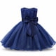 thumbnail image 1 of Vestido de niña Vestido de princesa de encaje de manga larga Vestido largo de tamaño de anfitrión de niña, 1 of 6