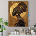 thumbnail image 4 of UXIEQU African Queen Portrait Canvas Wall Print 15.75x11.81 Inches, 4 of 8
