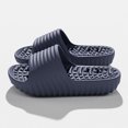 thumbnail image 2 of IEMIEMIEM Slides for Men Shower Shoes House Slippers Beach Sandals EVA Comfortable Bathroom Non Slip Lightweight Quick Dry Suitable for Indoor Outdoor 9-9.5 wide, 2 of 4