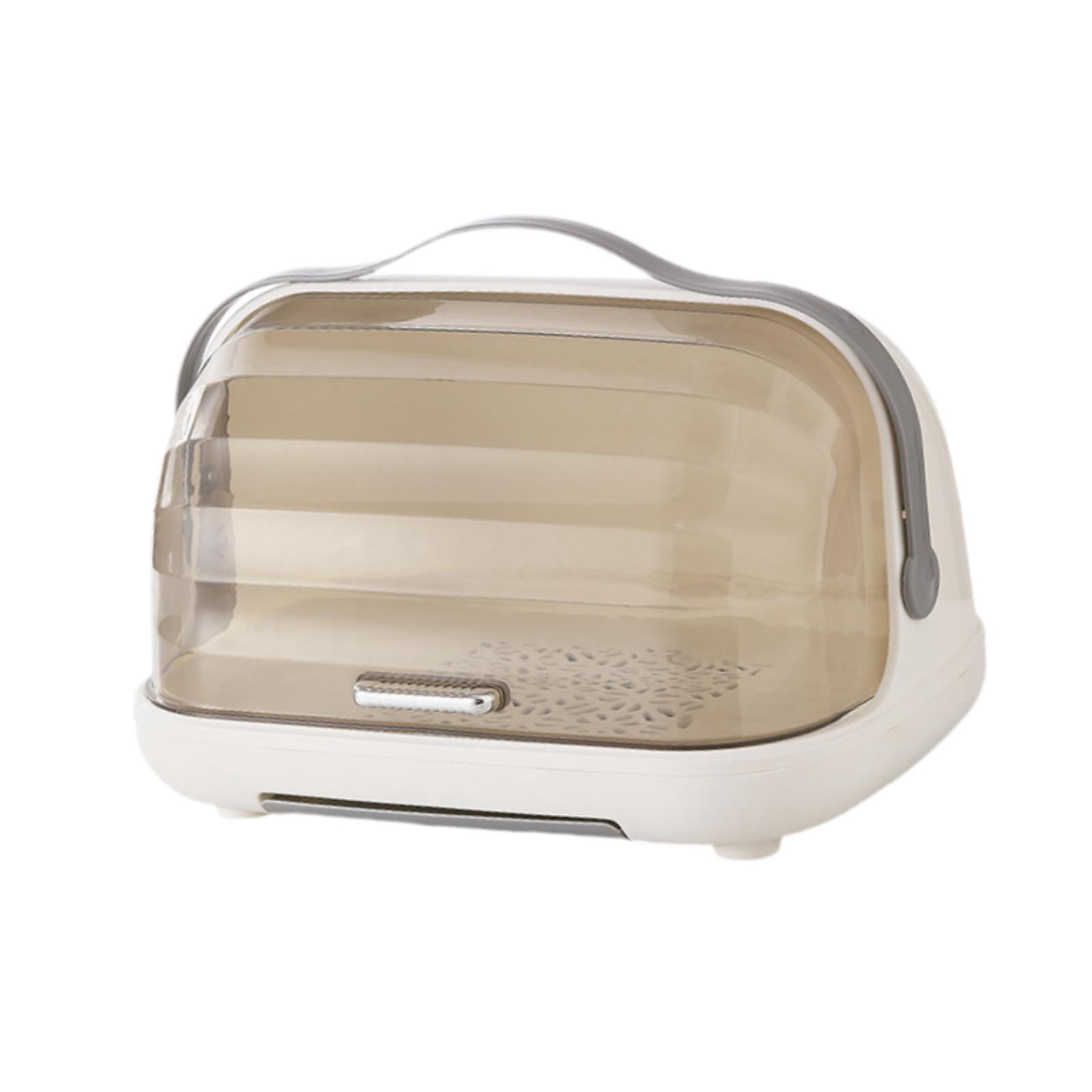 Zxpjkyu Dish Drying Rack Organizer Kitchen Counter Lightweight for Milk Bottles Cup Dish White